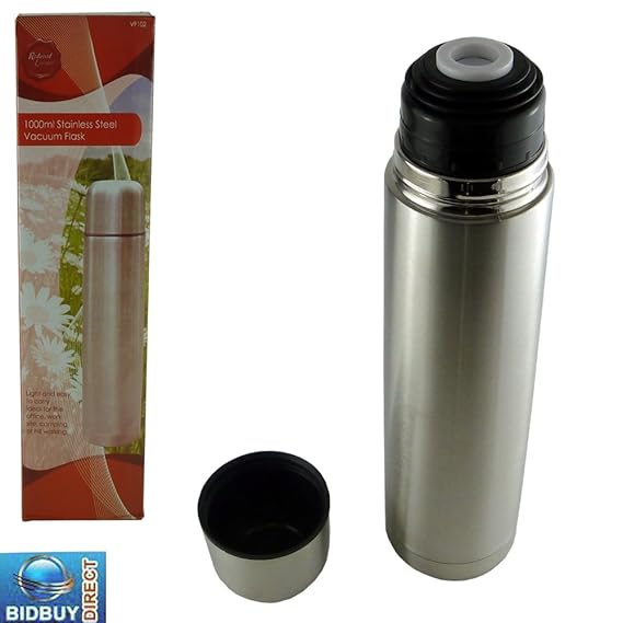 Bid Buy Direct New Stainless Steel 1L Vacuum Flask Hot