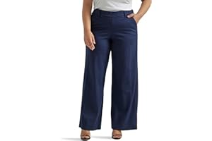 Lee Womens Ultra Lux Comfort Any Wear Wide Leg Pant