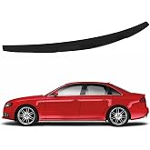ENL Style High Kick Duckbill Carbon Fiber Trunk Spoiler Wing For 2013-2016 Audi A4 B8.5 – Adhesive Mount, Clear Coat