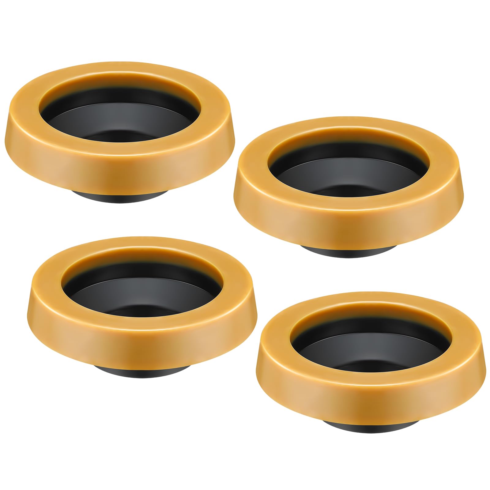 Photo 1 of Marsui 4 Pack Toilet Wax Ring Thick Toilet Bowl Wax Ring Gasket for Toilet Bowl Toilet Wax Ring Seal for 3-inch/4-inch Waste Line-Gas, Odor and Watertight Seal