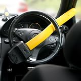 Stoplock Pro Car Steering Wheel Lock with Keys HG 149-00 Anti-Theft Black Yellow view 5