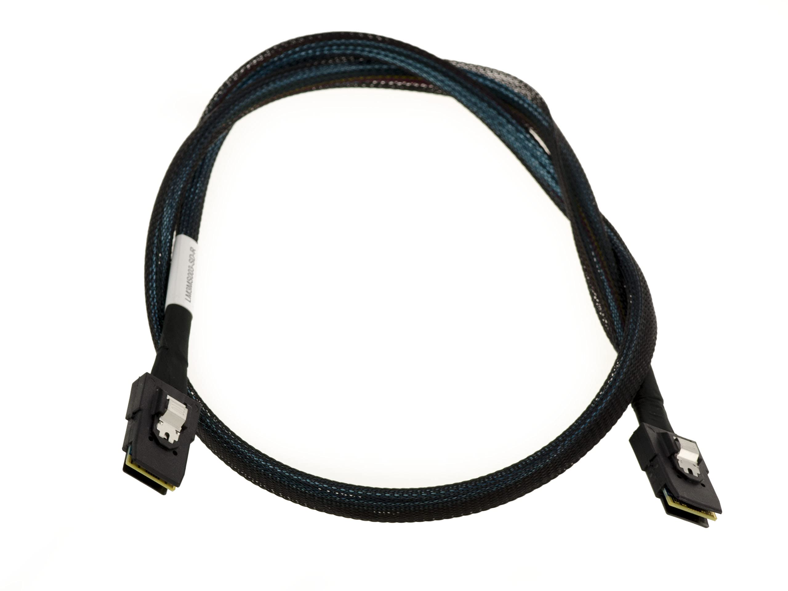 KALEA-INFORMATIQUE MiniSAS SFF-8087 to SFF8087 SATA cable 80cm long with protective braid