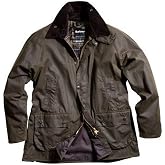Barbour Men's Classic Bedale Waxed Cotton Jacket 36 Olive