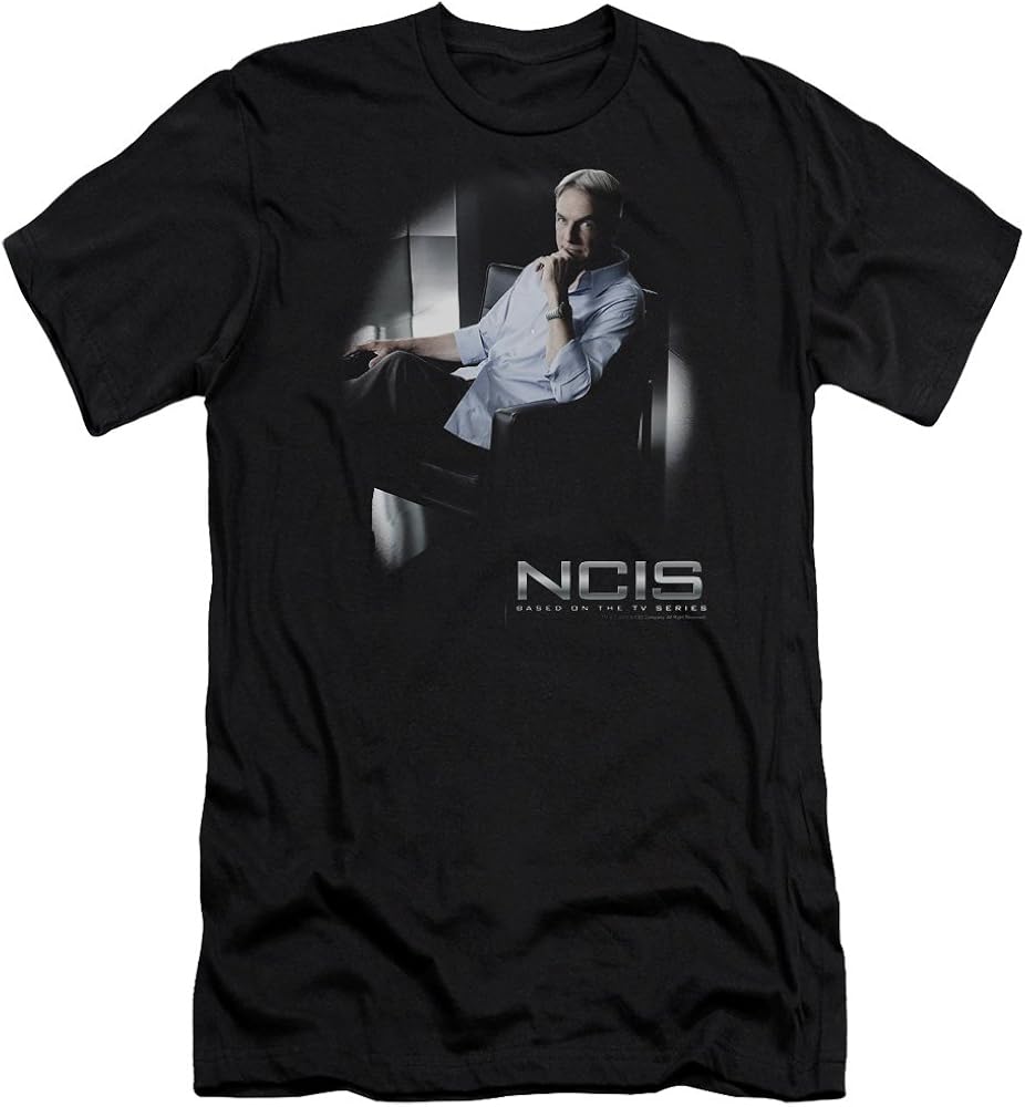 NCIS - Mens Gibbs Ponders Premium Slim Fit T-Shirt: Amazon.co.uk: Clothing