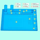 yowtiny Soldering Mat Large 17.7 x 11.8 in 932F Heat Resistant Silicone view 2