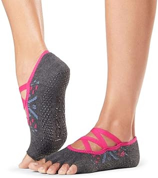 Amazon.com: ToeSox - Calcetines antideslizantes para pilates ...