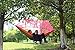 Everking Double Camping Hammocks with Mosquito Net,Lightweight Parachute Nylon Fabric Double Hammock For Outdoor Travel Camping Hiking Backpacking Backyard (orange)
