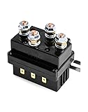 QWORK Solenoid Relay, 12V 500A Winch Relay Solenoid