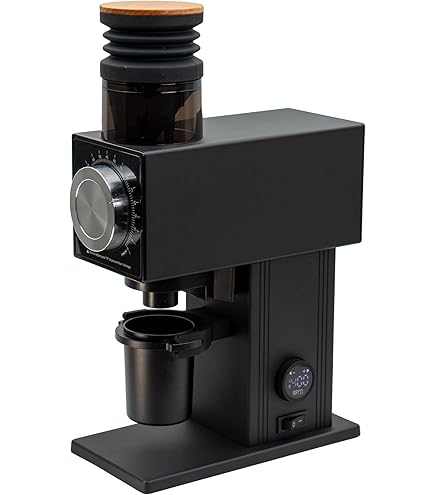 MiiCoffee DF83V Variable Speed Single Dose Coffee Grinder (Black