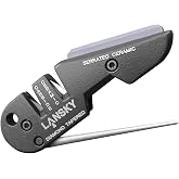 Lanksy Blademedic 4-in-1 Knife Sharpener - PS-MED01 | Lansky Blade Medic Pocket Knife Sharpener | Tungsten, Ceramic, Diamond