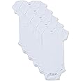 Gerber Baby Girls' 5-Pack Short Sleeve Variety Onesies Bodysuits