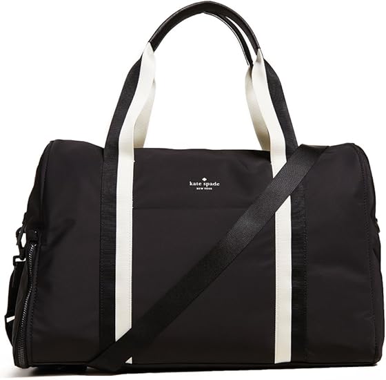 kate spade black duffle bag