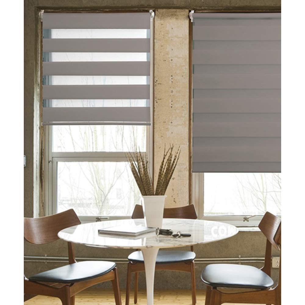 MADECOSTORE 7958112190 Roller Blind, Taupe, 115 x 190 cm (Fabric = L112 cm)