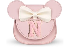 HINCOO Toddler Purse, Little Girls Purse, Kids Purses For Girls Age 2-12, Personalized Toddler Gifts, 2,4,6 Year Old Girl Birthday Gift, Gifts For 3 Year Old Girl, Kids Wallet Crossbody Bag (pink N)