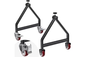 Insaga Wire Spool Rack Portable Cable Caddy with Wheels, Wire Spool Holder, Wire Spool Caddy, Wire Dispenser, Wire Reel Caddy up to 28'' diameter and holds up to 220lbs Capacity