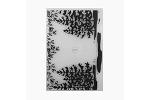 DzIxY Trees Background Plastic Embossing Folders for Cards Making Supplies DIY Paper 3D Scrapbook Stencils Album Crafts Decoration Template