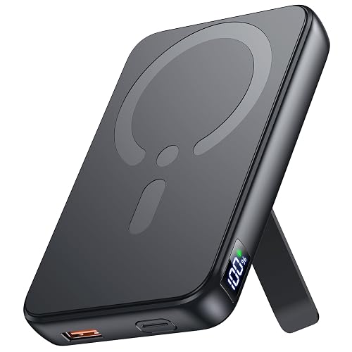 For Magsafe Power Bank, Portable Charger 12000mAh, 22.5W Fast Charging Battery Pack with USB-C Input & Output, LED Display for iPhone 17/16/15/14/13/12 Pro/Pro Max