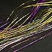 SWACC 48” Hair Tinsel 7200 Strands 12 Colors 12 Pack in Set -Sparkling & Shiny Hair Tinsel Extensions Colored Party Highlights Glitter Extensions Multi-Colors Hair Streak Bling Hairpieces