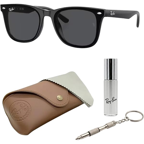 Amazon.com: Ray-Ban RB4396 Rectangle Shape Non-Polarized