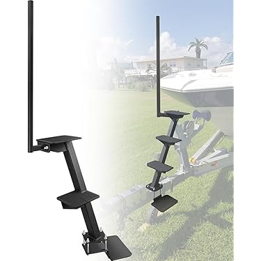 Overton's Two-Step Trailer Step | Stainless Steel