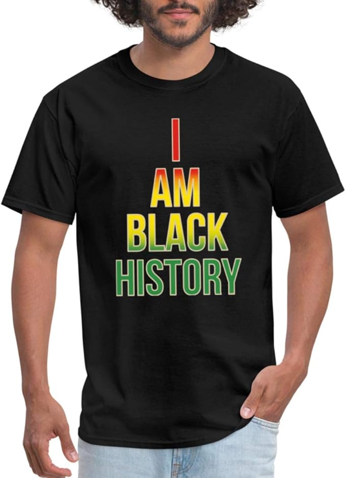 Amazon.com: I Am Black History Men's T-Shirt: Clothing