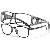 VIEWBETTER Fit Over Anti 99.99% Blue Light Glasses for Women Men, Anti-Blue Blocking Computer Gaming Screen Eyeglasses