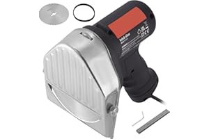 Uargd Electric Shawarma Knife, 80W Professional Kebab Slicer, Commercial Stainless Steel Gyro Cutter, Doner Meat Slicer with 