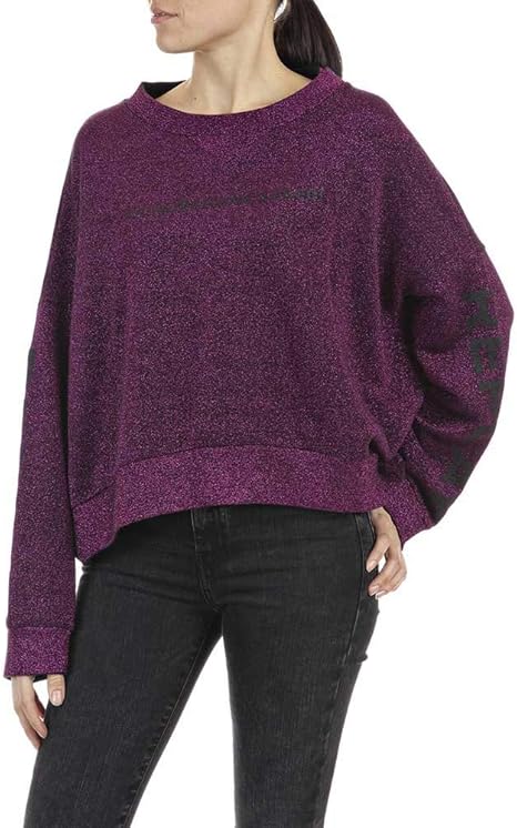 Replay, Sweatshirt, Violet, RPY_W3992A.000.22672 110 - S: Amazon.co.uk: Clothing