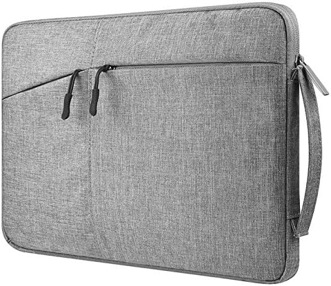 HzYisida TM Men and Women Business Briefcase Zipper Canvas Carrying Case Sleeve Fit for Apple iPad Pro 11 / Huawei MediaPad M5 Pro 10.8 / MediaPad M5 10.8 / Samsung Galaxy Book 10.6 Tablet