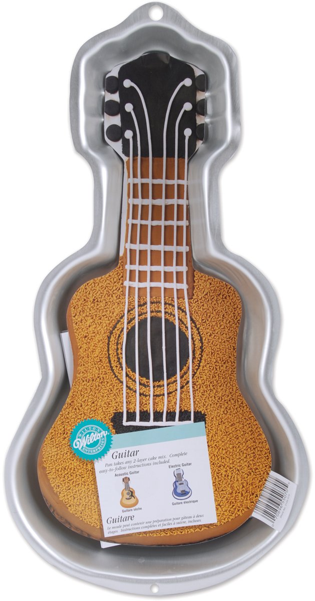Wilton Guitar Cake Pan Novelty Cake Pans Kitchen & Dining