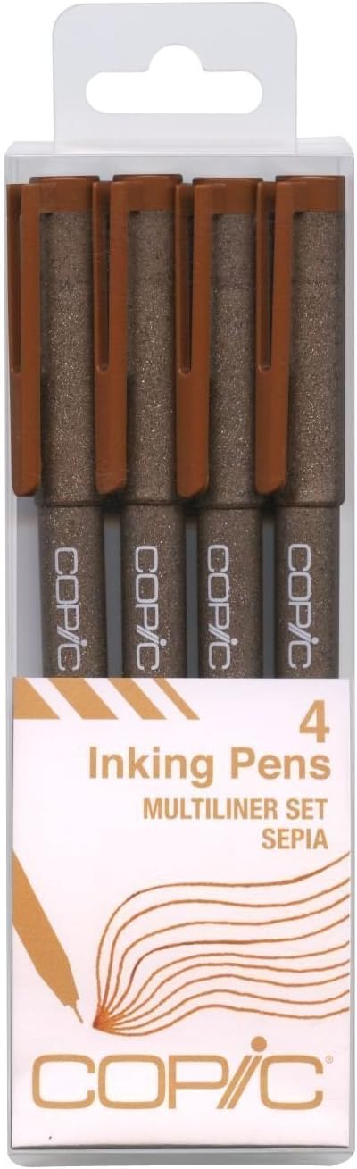 Amazon Co Jp Too コピック マルチライナー 4本組 セピア セット ホビー