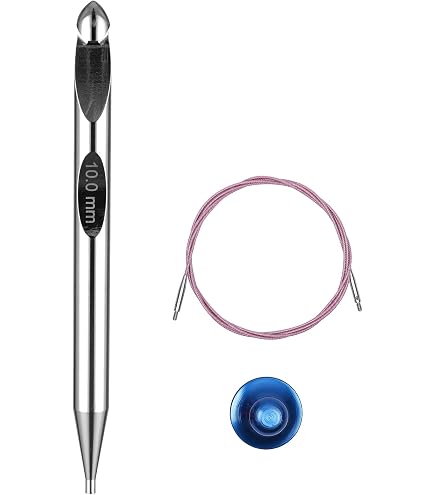 Amazon.com: ChiaoGoo Tunisian Flexible Crochet Hooks 32-Size J