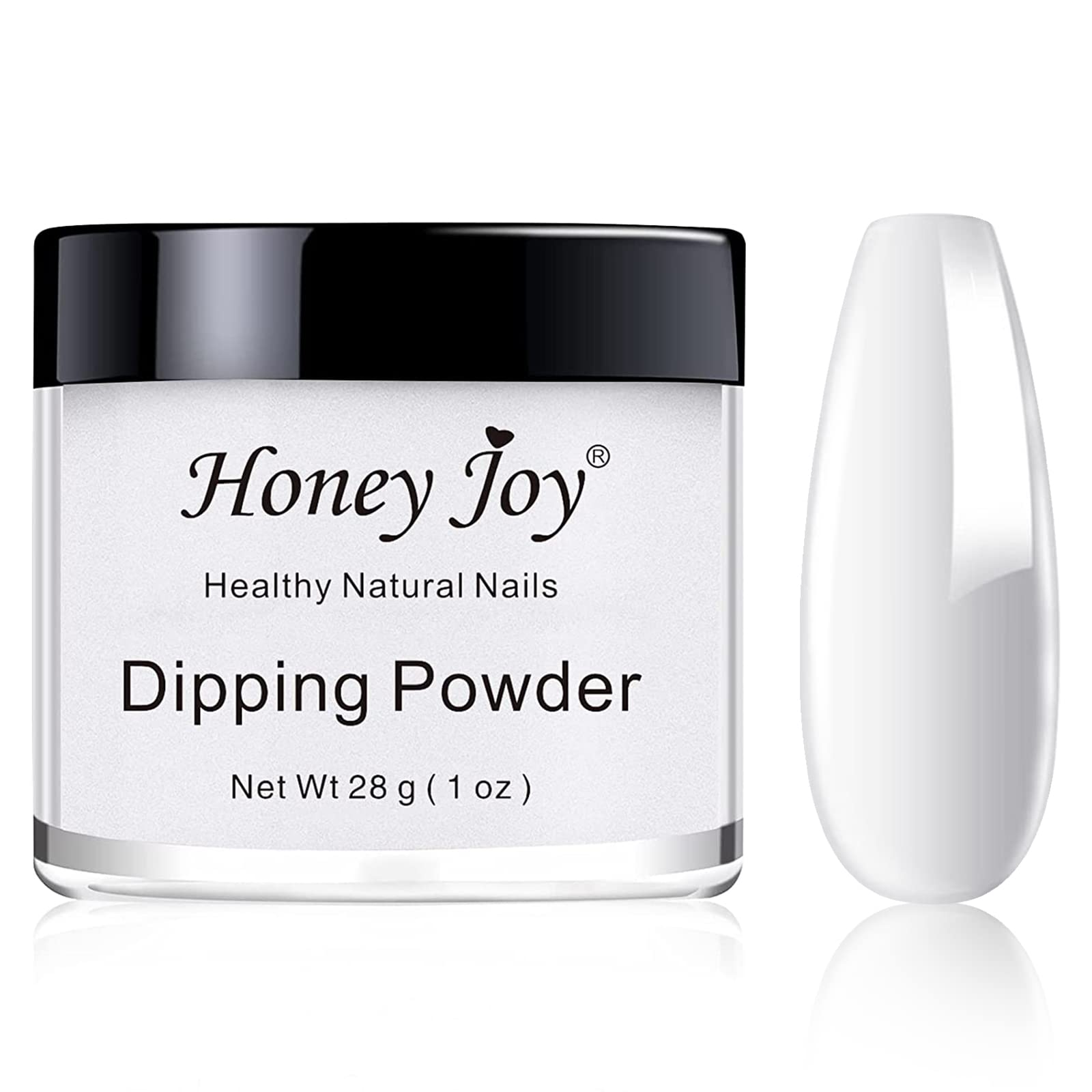 28g/Box Fine Dipping Powder French Manicure Foundation Colors Pink and White Dip Powder Nails,No UV Led Cure,1oz per box,Clear…