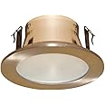 4 Inches Semi-Frosted Lens Shower Trim For Low Voltage Recessed Light Lighting Fit Halo Juno White - View #7