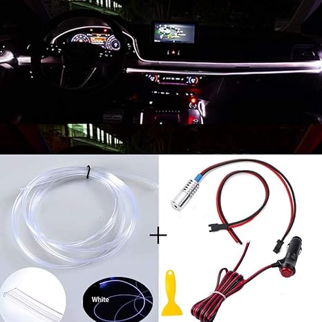 Plastic Housing Skirt Side Glow Optic Fiber Cable Optical 12v