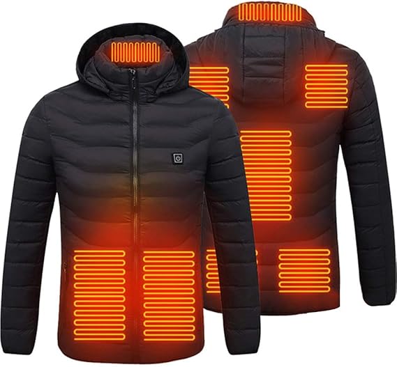 Unisex Heated Jacket Washable USB Charging 3level Temperature Adjustment Heating Clothes Jacket