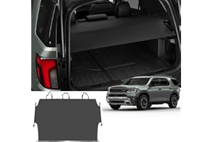 Vesul Housse de coffre rétractable compatible avec Honda Passport 2026 - Protection de coffre arrière anti-regards - Noir