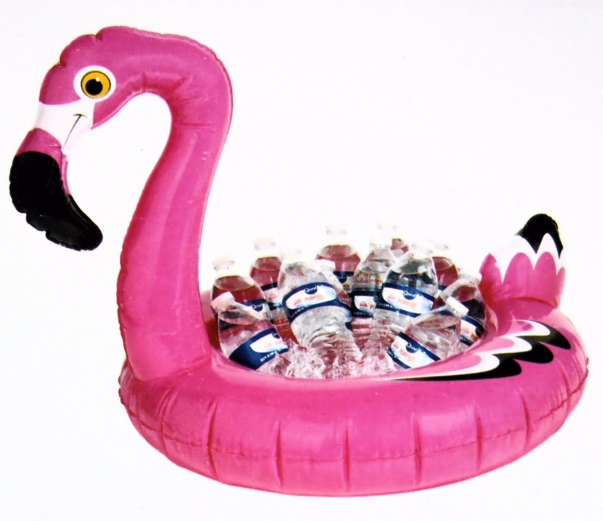 Midwood Brands Pink Flamingo Inflatable Tabletop Cooler for Patio, Luau, Picnic or BBQ