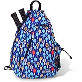 Ignite Motions Pickleball Bag for Men & Women Pickleball Backpack - Adjustable Sling Bag/Crossbody with Fence Hook