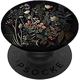 Floral Flower Daisies Eucalyptus Garden Flowers Pattern PopSockets Adhesive PopGrip
