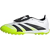 adidas League Fold-Over Tongue Turf Soccer Cleats - Black, White, Yellow