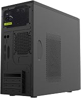 CiT Classic Office PC Case Black Micro-ATX Mini-ITX 500W PSU 4x USB 3.0 view 4