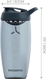 Promixx Pursuit Protein Shaker Bottle 700ml Midnight Blue Leakproof view 5