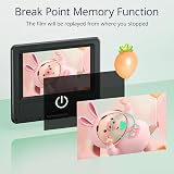 Yoton 9.5 Inch Portable DVD Player with 7.5 Inch Swivel Screen 6 Hours view 3