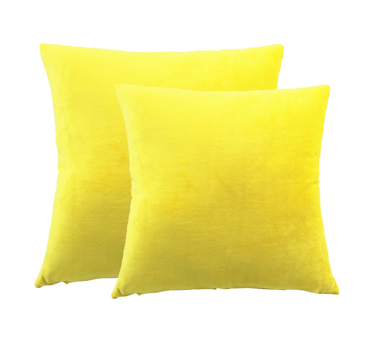 sykting Decorative Throw Cushion Covers Pillow Shams for Sofa/Bed Square 18" x 18