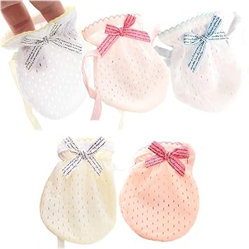 baby boy scratch mittens