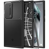 Spigen for Galaxy S24 Ultra Case, Optik Armor [Sliding Camera Cover] [No Magnet Ring] [Military-Grade Protection] - Black