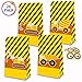 MOAXMOA Constructions Truck Candy Gift Bags Party Favor Treat Bags Birthday Theme Supplies with Stickers Set of 24