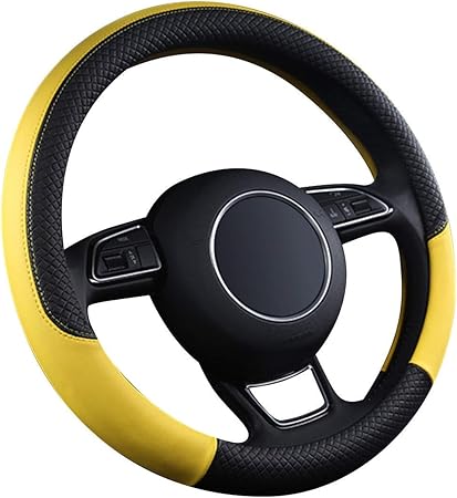 Amazon Maximaselect ハンドルカバー ステアリングカバー イエロー Sサイズ 36 5 37 9cm 軽自動車 本革 握り感抜群 オシャレ 高級感 手触りよし 汚れにくい オールシーズン対応 ハンドルカバー 車 バイク Amazon Maximaselect ハンドルカバー ステアリングカバー イエロー Sサイズ 36 5 37 9cm 軽自動車 本革 握り感抜群 オシャレ 高級感 手触りよし 汚れにくい オールシーズン対応 ハンドルカバー 車 バイク