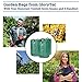 Glorytec 3-Pack 80 Gallons Garden Bag - Extra Large Reusable Leaf Bags - Garden Waste Bags - Collapsible Gardening Containers for Lawn and Yard Waste - 4 Handles